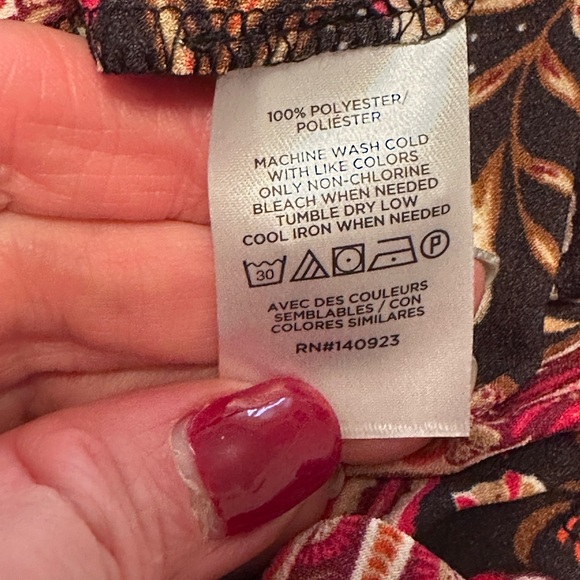 Loft Paisley Print Midi Skirt- Size XL- NWT - Picture 10 of 12